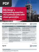 SGL Group'S Outstanding Expertise - HCL Synthesis Units With Steam Generation