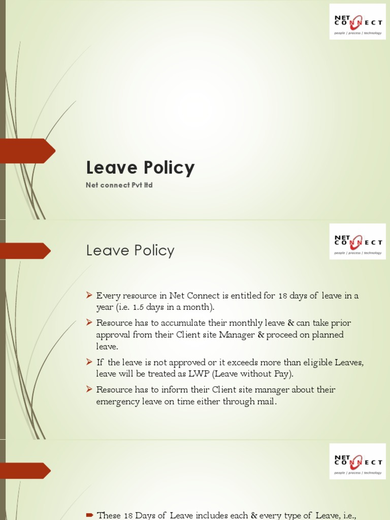 Employee Leave Guidelines | PDF