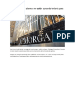 JP Morgan Las Alarmas No Están Sonando Todavía para Colombia