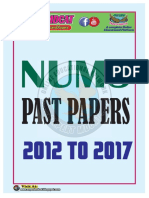 NUMS Past Papers 12-16