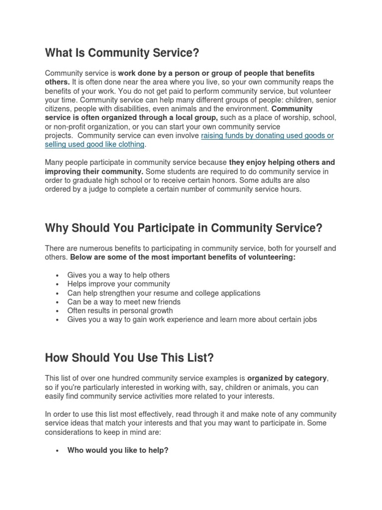 what-is-community-service-download-free-pdf-community-health-care
