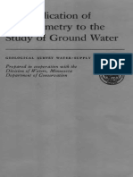 An Application of Thermometry To The Study of Ground Water