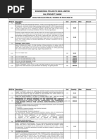 Engineering Projects India Limited Hal Project, Nasik: Boq No Description Unit Quantity Rate Amount