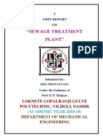 "Sewage Treatment Plant": Loknete Gopalraoji Gulve Polytechnic, Vilholi, Nashik