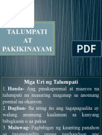 Talumpati at Pakikinayam