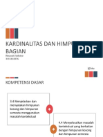 Kardinalitas Dan Himpunan Bagian