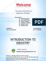Welcome: Power Point Presentation On