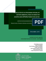 Formulación de Un Programa Integral de Gestión Ambiental para Un Subsector Agropecuario (Pgas) : Subsector Lácteo