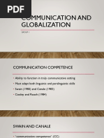 Communication and Globalization