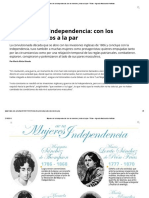 Mujeres de La Independencia - Con Los Hombres, Juntos A La Par - Télam - Agencia Nacional de Noticias