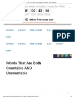 Words That Are Both Countable and Uncountable 