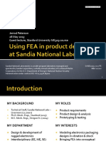 Using FEA in Product