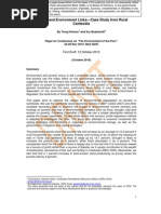 Download Environment and Wetland Poverty The Case of Cambodia - paper by ADB Poverty Reduction SN42890165 doc pdf