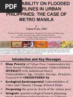Download Vulnerability on flooded riverlines in the urban Philippines - presentation by ADB Poverty Reduction SN42890215 doc pdf