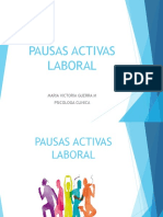 Pausas Activas Laboral: Maria Victoria Guerra M Psicologa Clinica