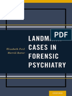 Landmark Cases in Forensic Psychiatry