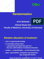 Randomization: Arini Setiawati Clinical Study Unit Faculty of Medicine, University of Indonesia