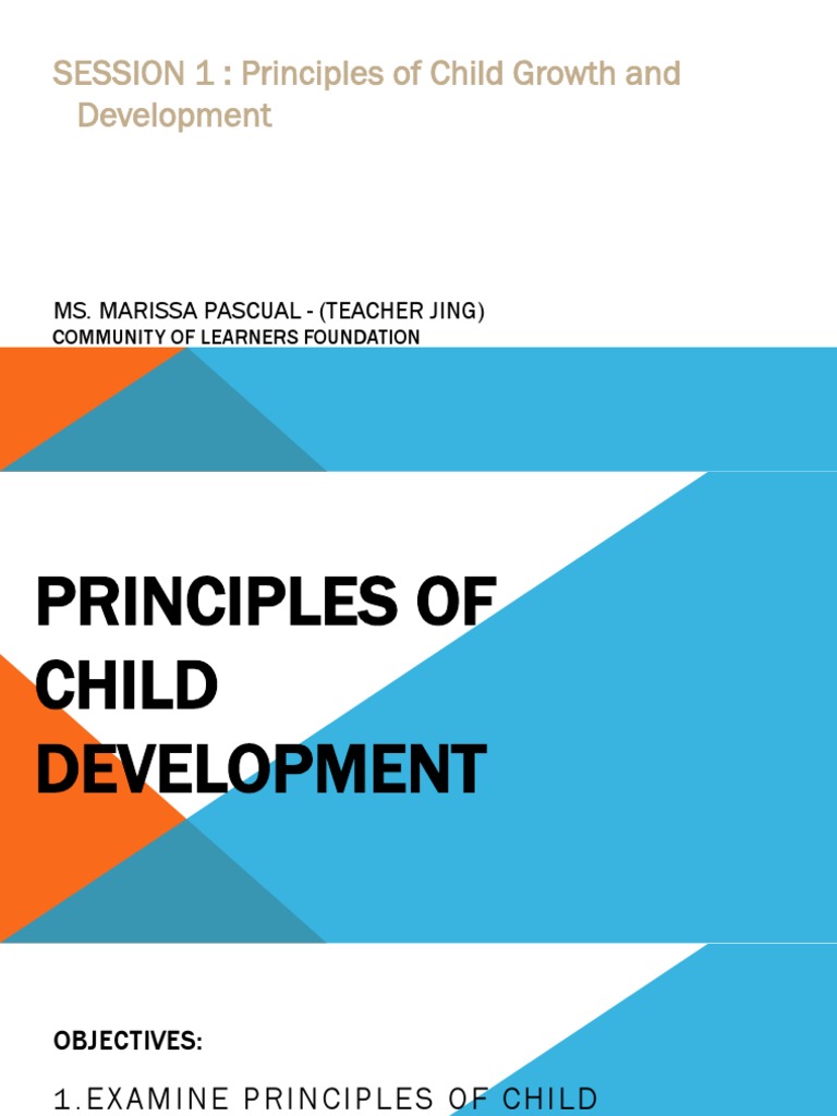 Child Development Principles Guide | PDF | Child Development ...