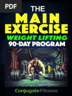 4-Week Conjugate Method Template | PDF | Individual Sports | Hobbies