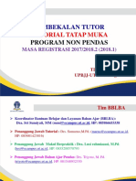 Materi Pembekalan Tutor Non Pendas 2018.1