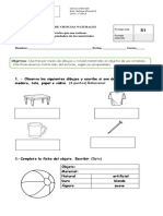 Evaluacion Ciencia Los Materiales