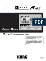 Manual Korg Electrones SMK II