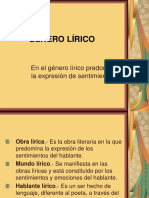 Genero Lirico - PPT O.K