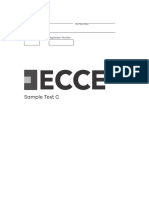 ECCE Sample C 2019