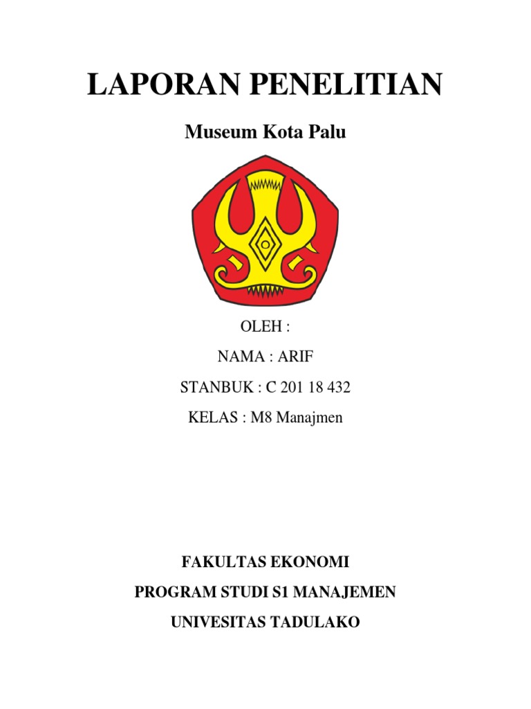 Laporan Penelitian Sejarah Di Museum Negeri Palu