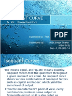Isoquant Curve: & Its Characteristics