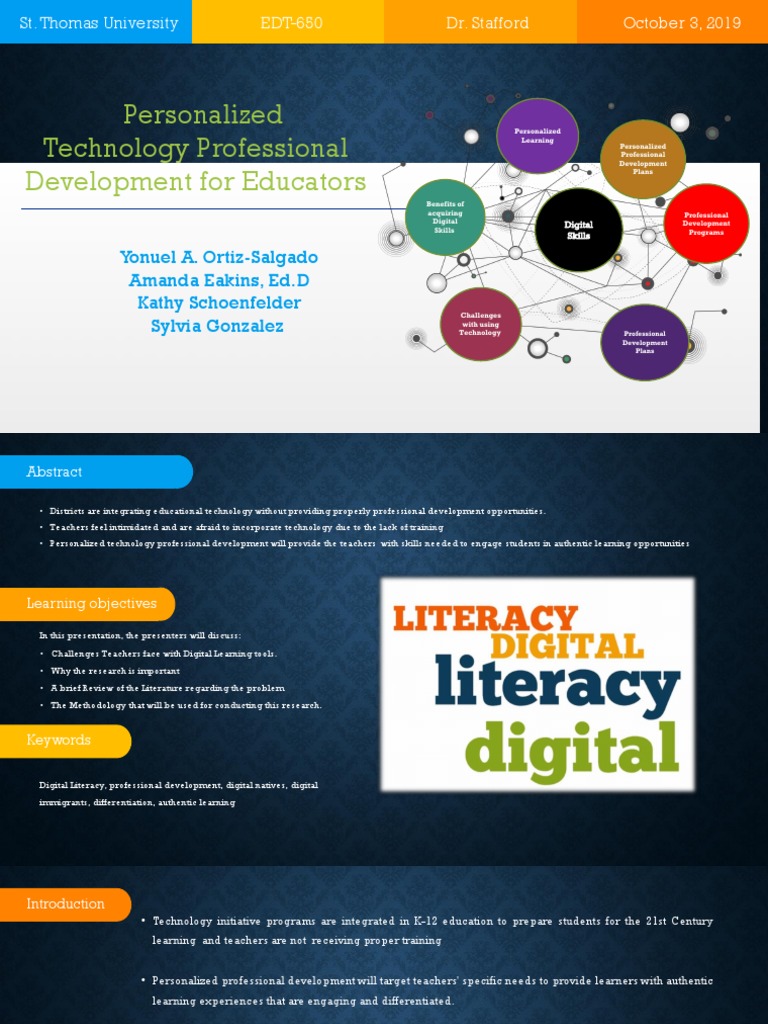 Digital Skills Presentation - Final | PDF | Teachers | Educational ...