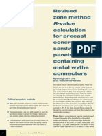 R-Value: Revised Zone Method Calculation For Precast Concrete Sandwich Panels Containing Metal Wythe Connectors