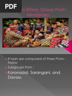 Cultural Communities in Mindanao | PDF | Ethnicity | Ethnic Groups