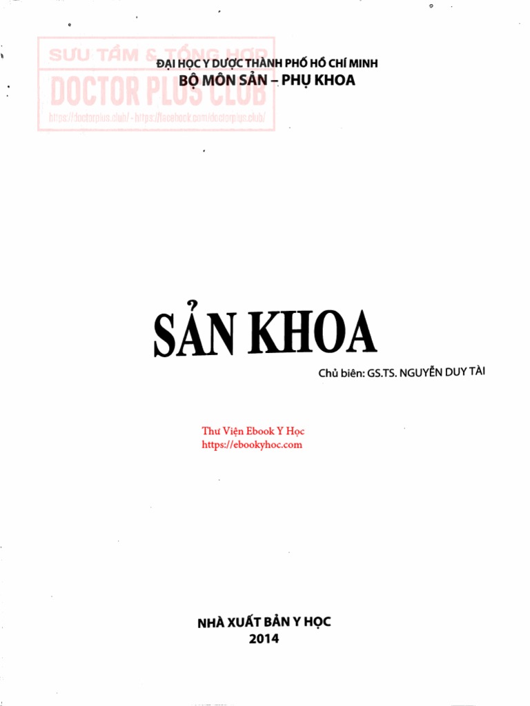 GIÁO TRÌNH SẢN KHOA DÀNH CHO SINH VIÊN Y DƯỢC TP HCM