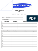 Daily Call Report: Bulacao, Talisay City Cebu