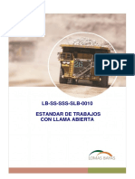 LB-SS-SSS-SLB-0010 - Estandar para Trabajos Con Llama Abierta