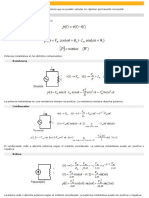 Cálculos de Potencia