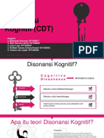 Teori Disonansi Kognitif - Kelompok 3 - Ikom 2018