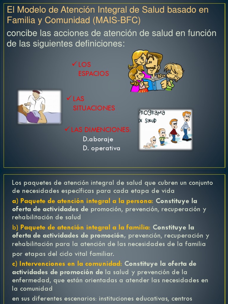 Modelo de Atencion Integral de Salud | PDF | Familia | Cuidado de salud ...