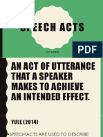 Speech Acts