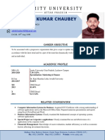 Amity University: Ashish Kumar Chaubey