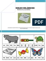 Conciencia Fonologica Puzzles Silabicos Mayusculas