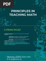 Principle in Teaching Math