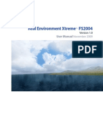 Real Environment Xtreme FS2004: User Manual November 2009