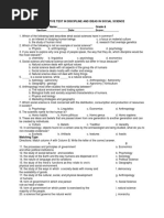 Summative Test in Discipline and Ideas in Social Science