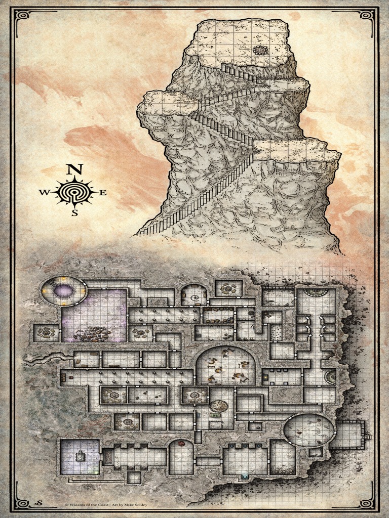 D D Sunless Citadel Map Map Sunless Citadel | Pdf