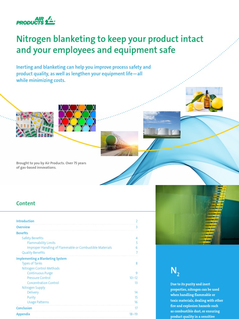 Nitrogen Blanketing PDF Combustion Oxygen