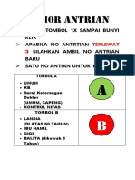 Tombol A No Antrian