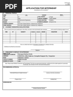 01 Application For Internship