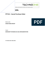 User Manual: PTP 04 - Cancel Purchase Order